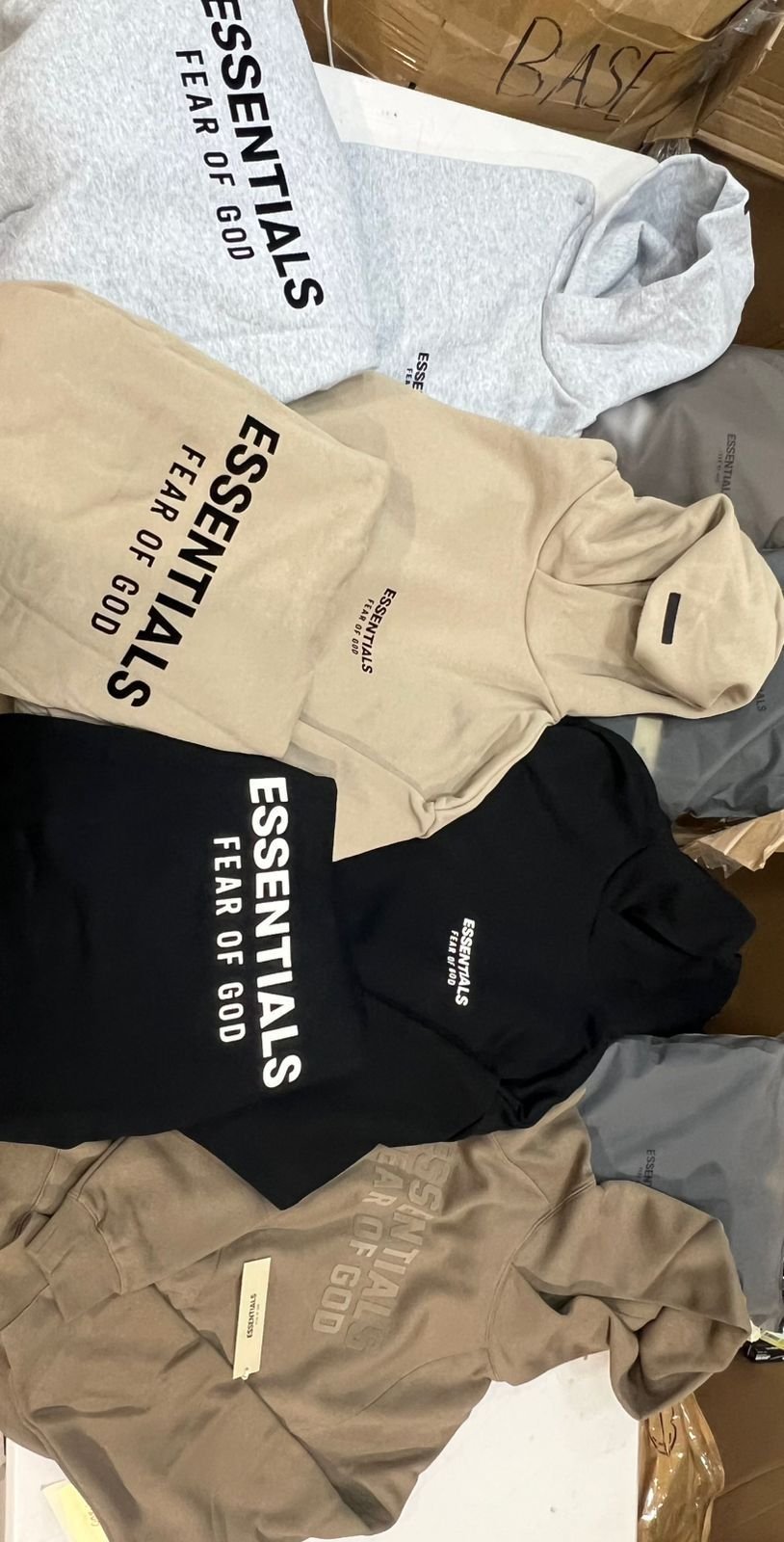 Sudaderas Essentials por Mayoreo